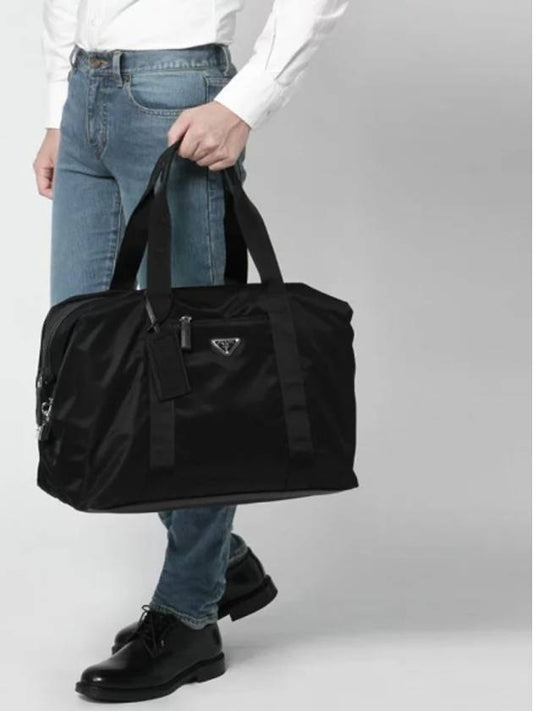 Re-Nylon Saffiano Duffel Bag Black - PRADA - BALAAN 2