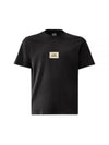 30/1 Jersey Logo Short Sleeve T-Shirt Black - CP COMPANY - BALAAN 2