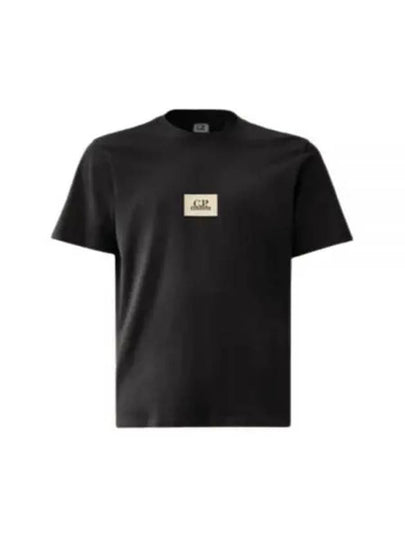 30/1 Jersey Logo Short Sleeve T-Shirt Black - CP COMPANY - BALAAN 2