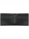 Classic Logo Textured Leather Half Wallet Black - SAINT LAURENT - BALAAN 5