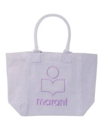 Yenky Embroidered Logo Small Tote Bag Lilac - ISABEL MARANT - BALAAN 2