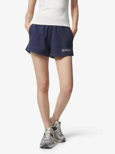 Tennis Club Cotton Shorts Navy - SPORTY & RICH - BALAAN 2