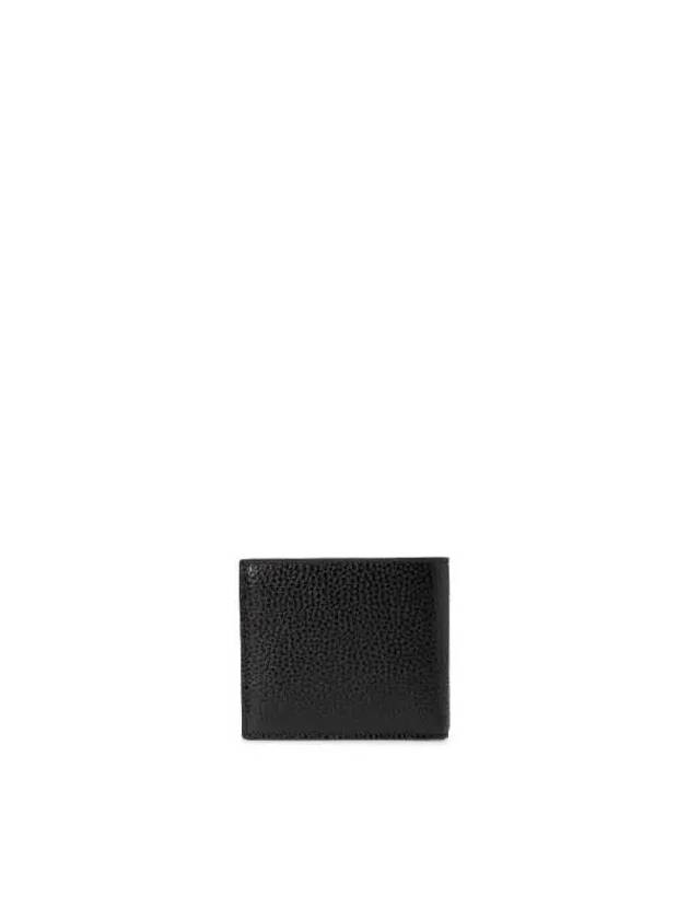 Tiny Cassandre East West Leather Half Wallet Black - SAINT LAURENT - BALAAN 3