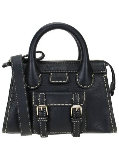 Edith Mini Shoulder Tote Bag Black - CHLOE - BALAAN 2