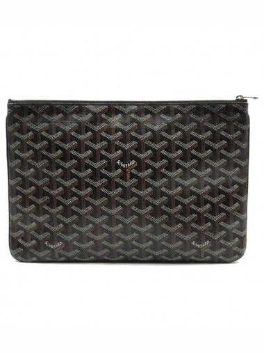 Women s Goyard APMSENAT2 MM Black Color SENAT Sena Clutch gt Pouch Gangbuk used luxury goods - GOYARD - BALAAN 1