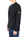 Regular Fit Crew Neck Wool Knit Top Melange Charcoal - STONE ISLAND - BALAAN 4