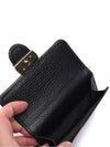 GG Interlocking Half Wallet Black - GUCCI - BALAAN 7