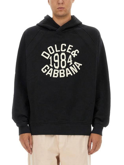 Dolce Gabbana logo print hoodie G9ASSTG7NTM N0000 - DOLCE&GABBANA - BALAAN 2