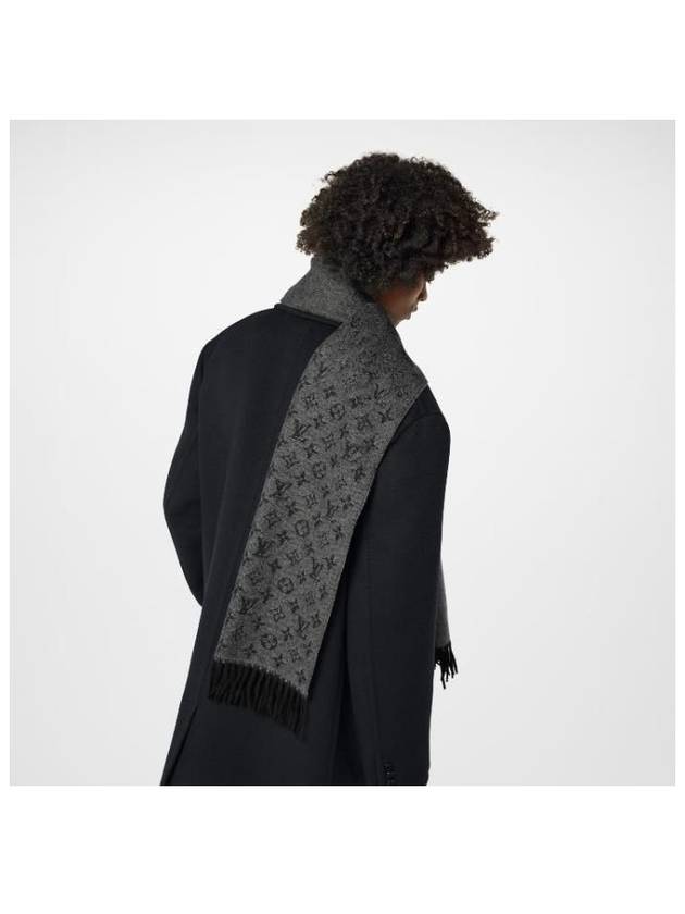 Monogram Gradient Scarf Grey - LOUIS VUITTON - BALAAN 7