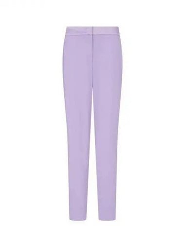 Women s Hidden Hook Closure Tapered Pants Violet 270756 - EMPORIO ARMANI - BALAAN 1