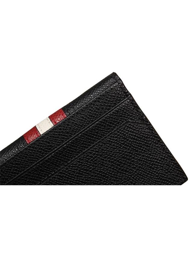 Talder Leather Card Wallet Black - BALLY - BALAAN 8