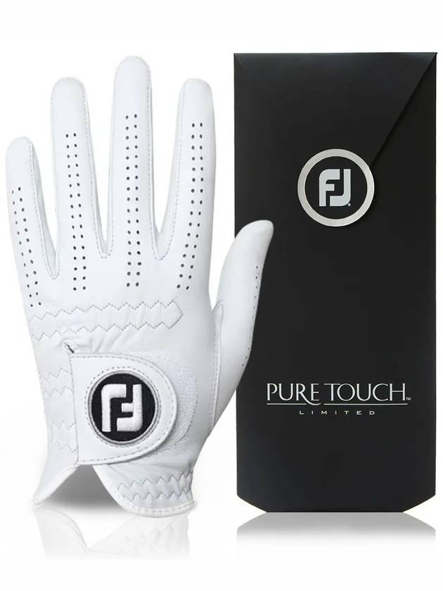 PURE TOUCH natural leather men s golf gloves for rounding only - FOOTJOY - BALAAN 5