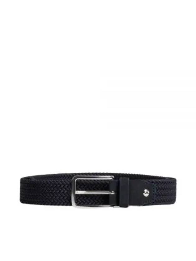 Ben Braided Elastic Belt Navy - J.LINDEBERG - BALAAN 2