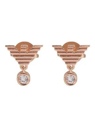 Stud Earrings Rose Gold - EMPORIO ARMANI - BALAAN 2