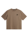 Cameron Loose Short Sleeve T-Shirt Walnut - J.LINDEBERG - BALAAN 2