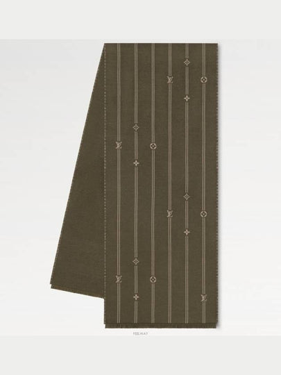 M90732 Monogram Stripe Scarf - LOUIS VUITTON - BALAAN 2