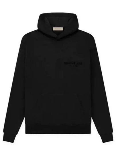 Essentials Logo Print Hoodie Black - FEAR OF GOD - BALAAN 2