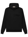 Essentials Logo Print Hoodie Black - FEAR OF GOD - BALAAN 2