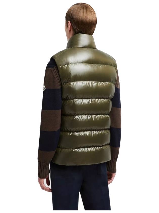 Tibb Down Vest Olive Green - MONCLER - BALAAN 4