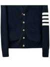 Milano Stitch 4 Bar Cardigan Navy - THOM BROWNE - BALAAN 5