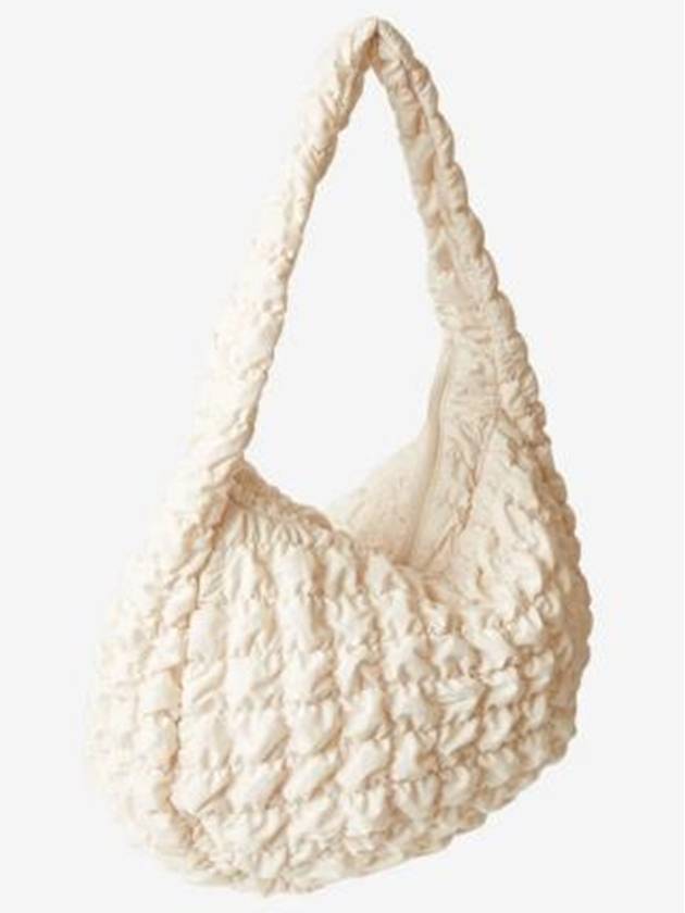 Quilted Oversized Shoulder Bag Offwhite - COS - BALAAN 3