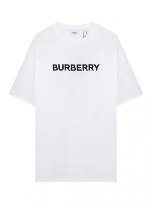 Short Sleeve TShirt Logo Print Cotton Oversized - BURBERRY - BALAAN 1