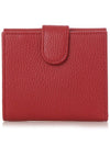 GG Interlocking Half Wallet Red - GUCCI - BALAAN 4