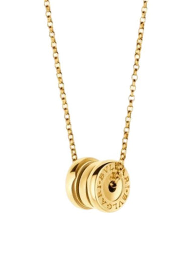 B.Zero1 Mini Pendant Chain Necklace Yellow Gold - BVLGARI - BALAAN 1