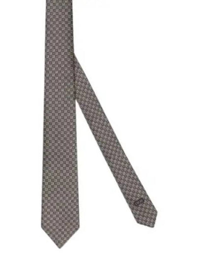 Micro CD Diamond Silk Tie Grey - DIOR - BALAAN 2