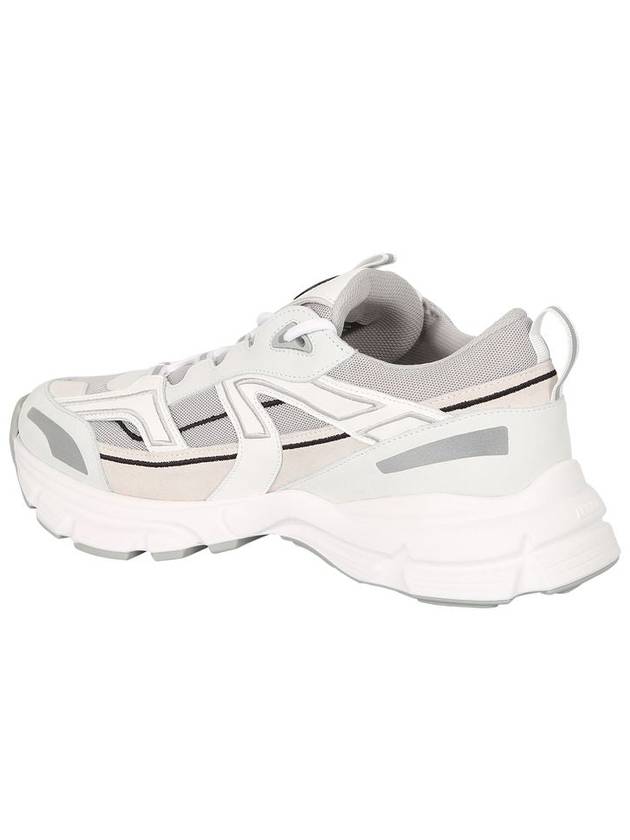 'Marathon R-Trail' White Low Top Sneakers With Logo Detail In Leather Blend Woman - AXEL ARIGATO - BALAAN 3