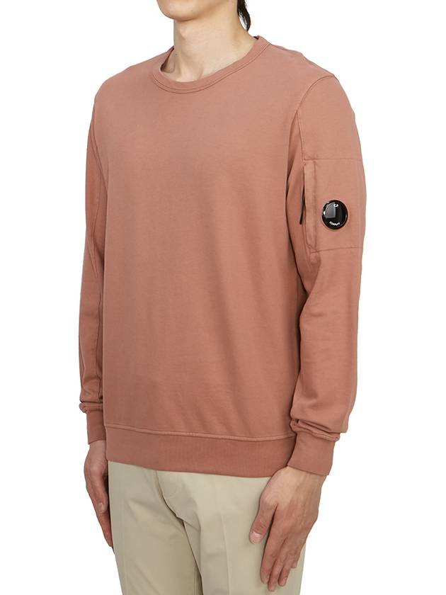 Light Fleece Sweatshirt Pink - CP COMPANY - BALAAN 3