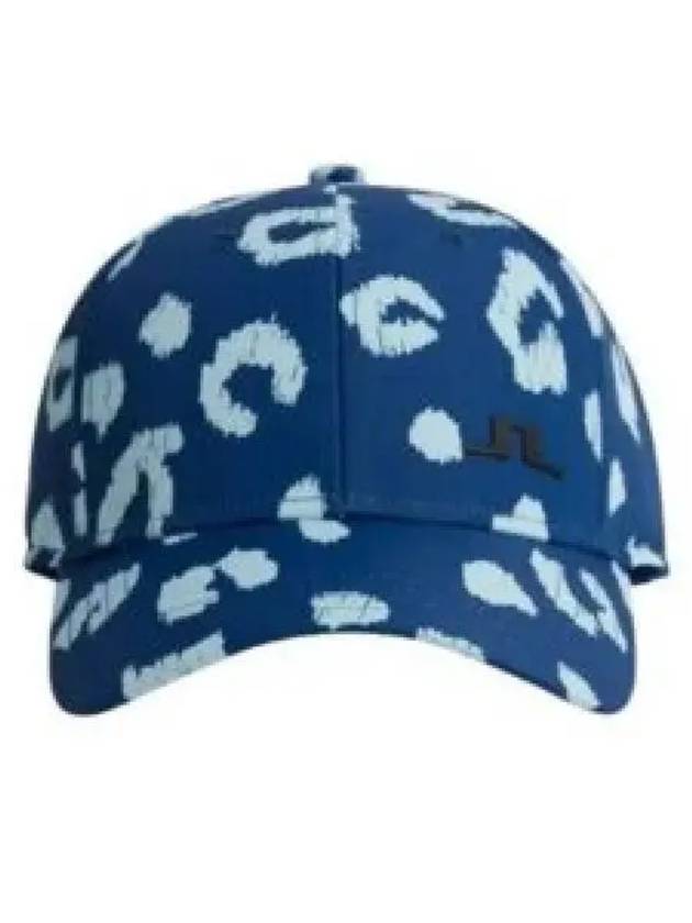 Jim Print Ball Cap Savanna Estate Blue - J.LINDEBERG - BALAAN 2