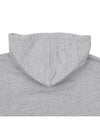 Chillax Fox Patch Classic Hoodie Grey Melange - MAISON KITSUNE - BALAAN 9