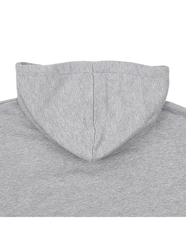 Chillax Fox Patch Classic Hoodie Grey Melange - MAISON KITSUNE - BALAAN 9