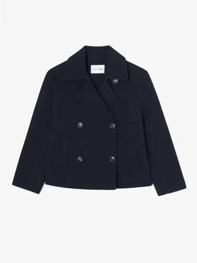 Women s handmade pea coat BF821E 54N HD domestic product GQ2N24092437998 - LACOSTE - BALAAN 1