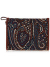 Logo Paisley Print Clutch Bag - ETRO - BALAAN 4