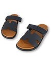 Chypre Calfskin Sandals Black - HERMES - BALAAN 2