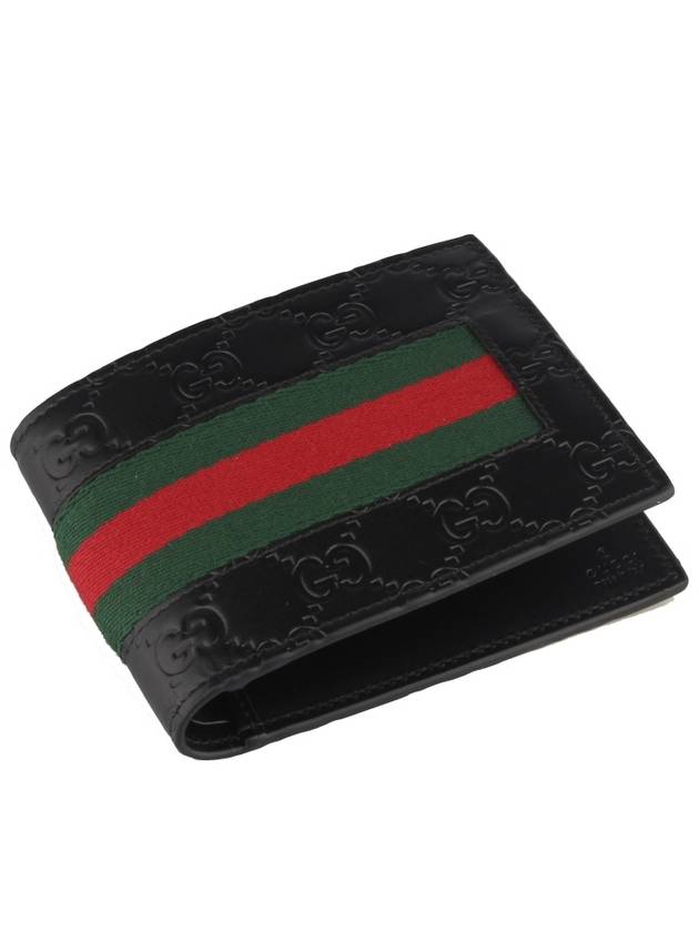 Web Supreme Half Wallet Black - GUCCI - BALAAN 3