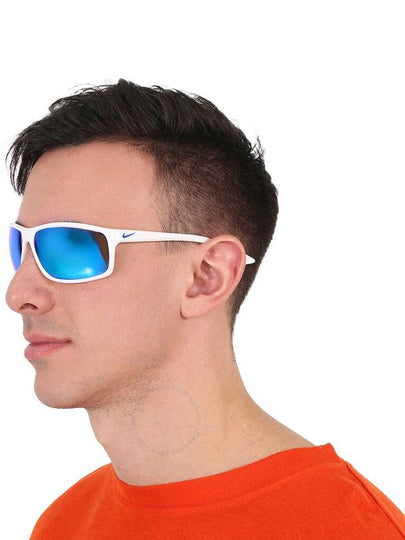 Nike Blue Mirror Sport Men's Sunglasses NIKE ADRENALINE M EV1113 100 66 - NIKE - BALAAN 2