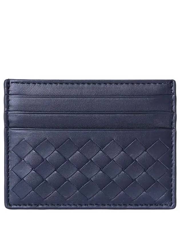 Intrecciato Classic Card Wallet Navy - BOTTEGA VENETA - BALAAN 3