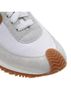 Flow Runner Nylon Suede Low Top Sneakers White - LOEWE - BALAAN 10