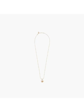 MMetal Pearl Necklace Gold - MIU MIU - BALAAN 1