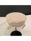 Hermes Hat Deauville Plain Air Cap Calfskin Cotton Beige - CHANEL - BALAAN 3