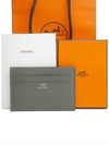 Citizen Twill Card Wallet Grey - HERMES - BALAAN 2