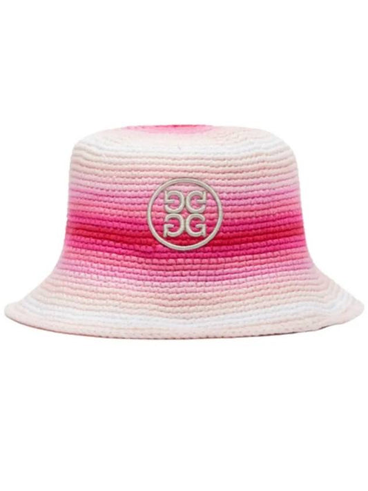 Circle G Ombre Crochet Bucket Hat Pink - G/FORE - BALAAN 2