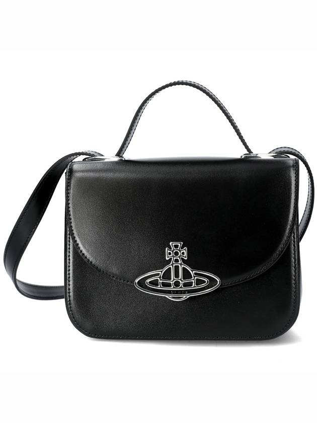 Linda Logo Plaque Cross Bag Black - VIVIENNE WESTWOOD - BALAAN 2