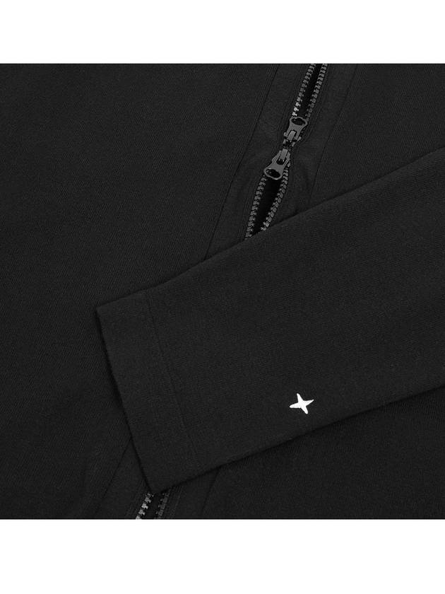 Stellina Knit Zip-Up Cardigan Black - STONE ISLAND - BALAAN 7