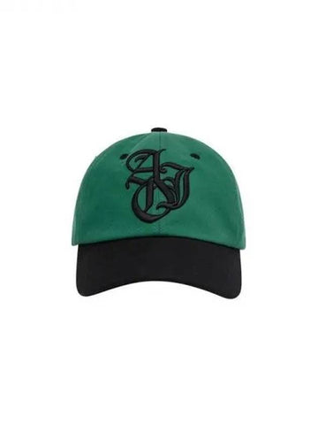 Sporty Logo Color Mixed Cap GREEN Green 270414 - AJOBYAJO - BALAAN 1