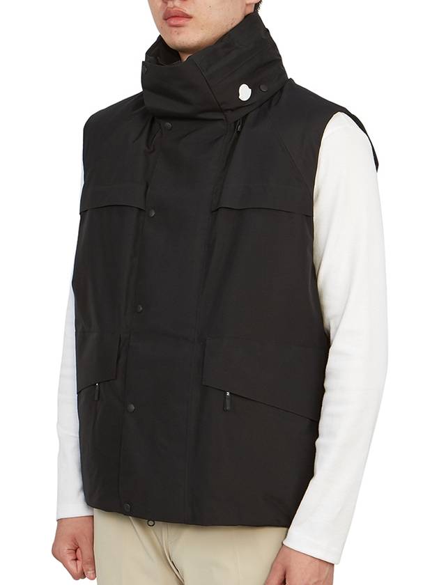 Genius Hike Vanilla Padded Vest Black - MONCLER - BALAAN 4