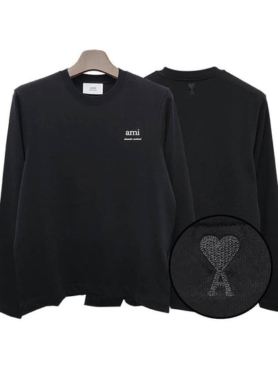 Alexandre Mattiussi Long Sleeve T-Shirt Black - AMI - BALAAN 2